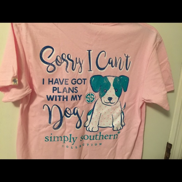 Simply Southern light pink t-shirt - Picture 3 of 3